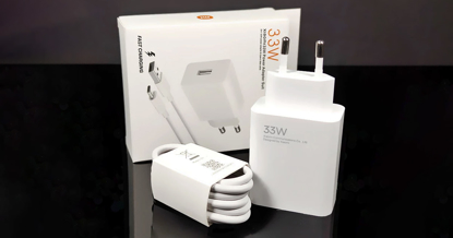 Image de Boitier de recharge Xiaomi Mi - 33W - Type-A + Type-C - Blanc